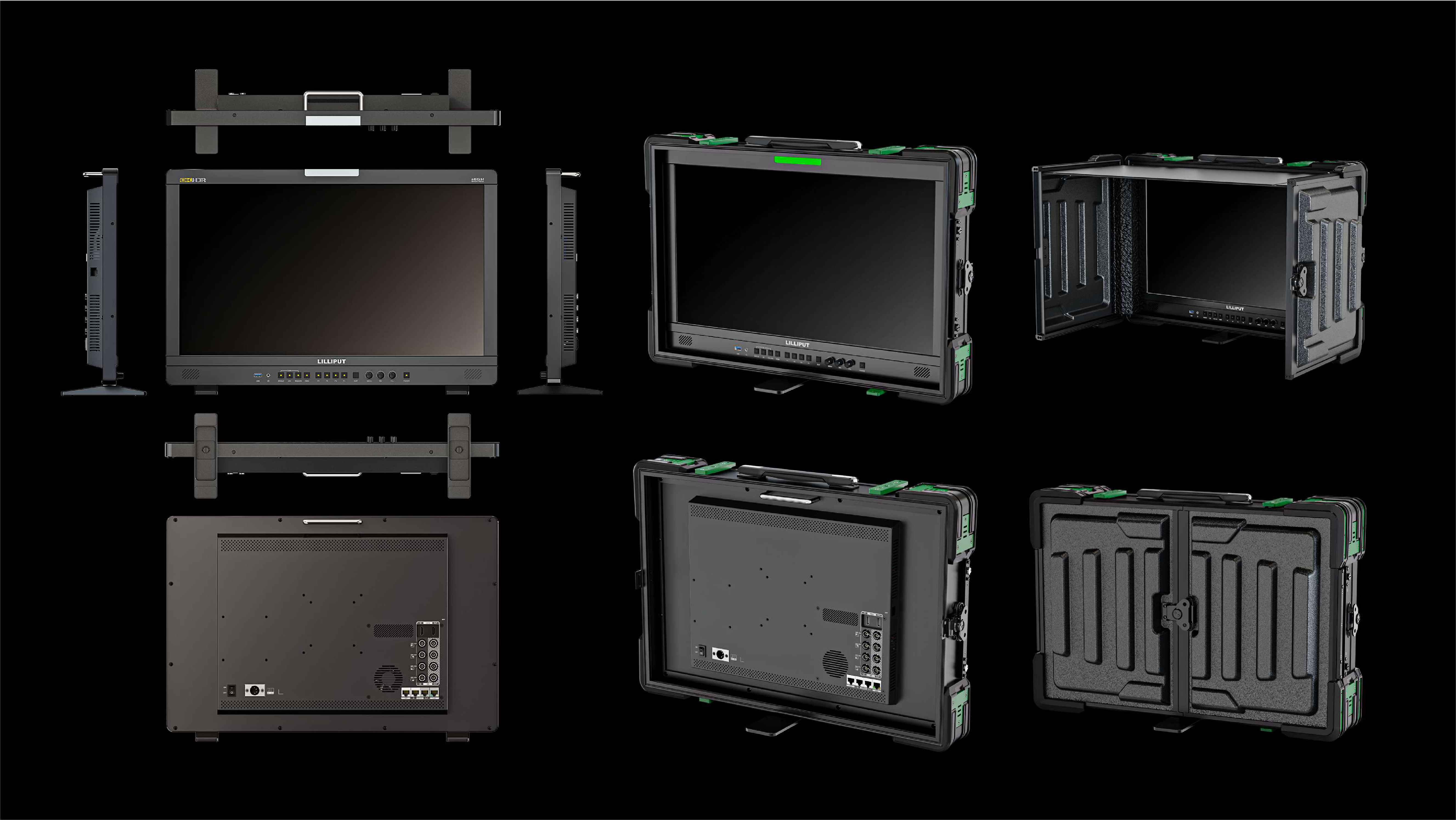 新品发布/利利普24寸专业8K视频后期制作监视器/监看/调色推介