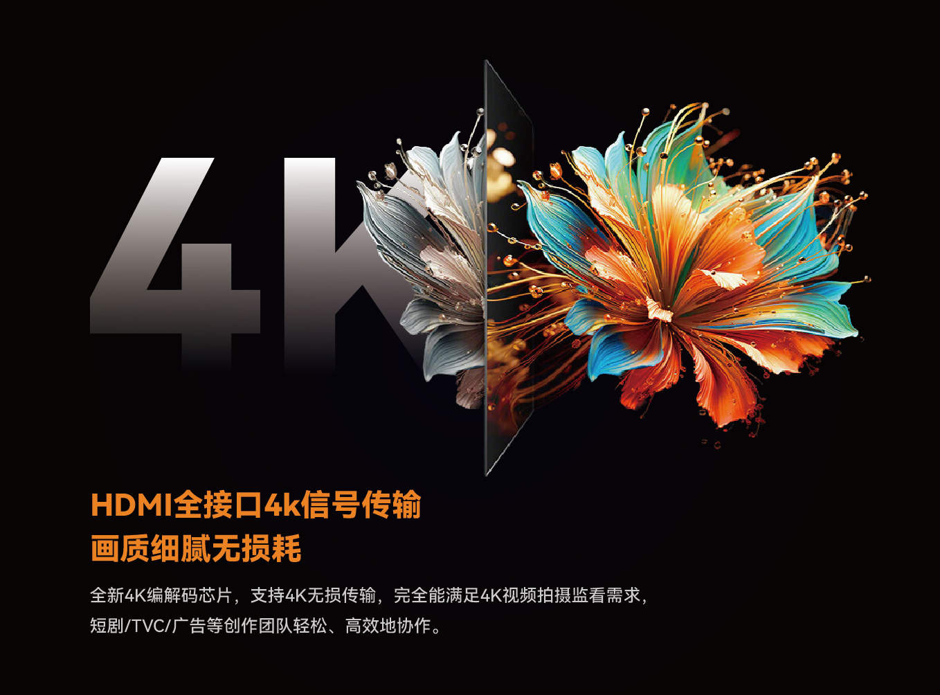 新品上市/厦门一视4K HDMI无线图传/HDMI环出/UVC免驱/一发四收/300米/60MS