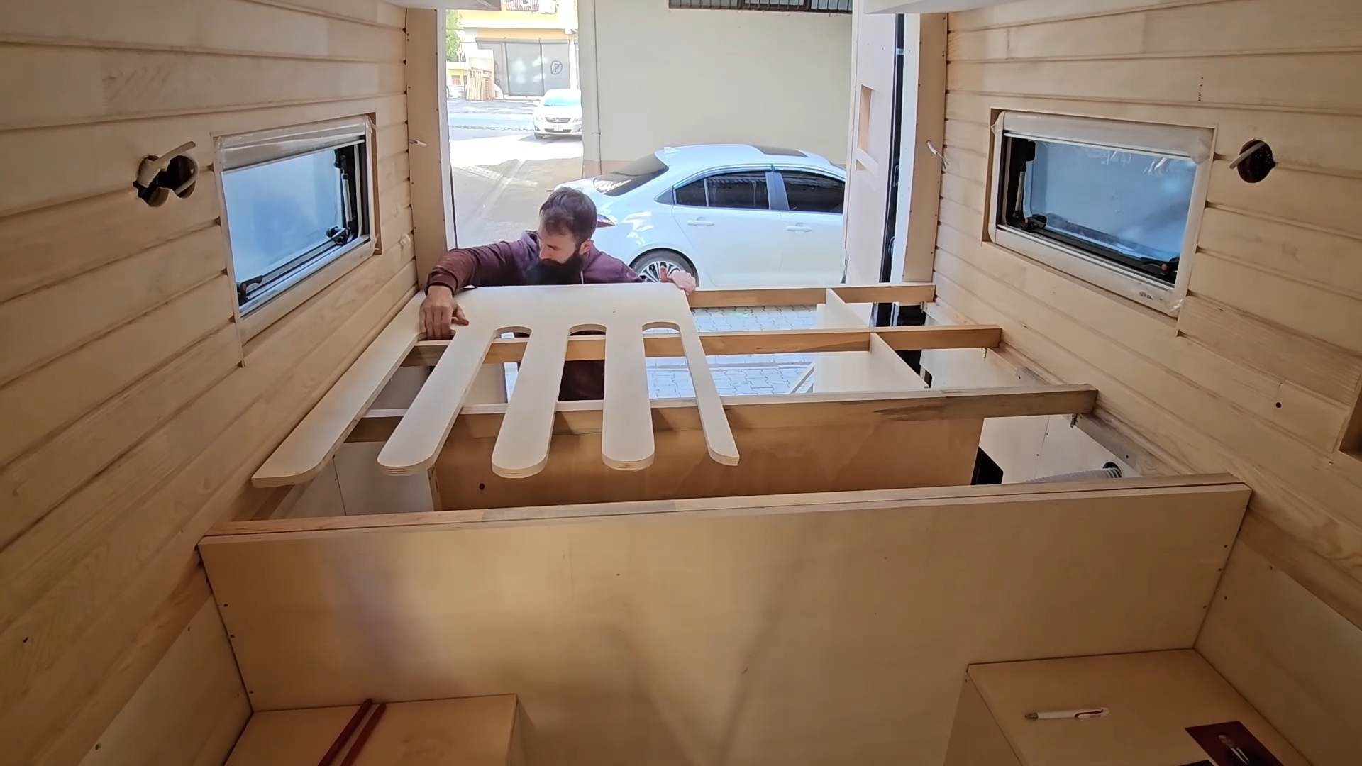 房车改装篇/这个老外的基础做的非常规范/值得学习借鉴/简约实用