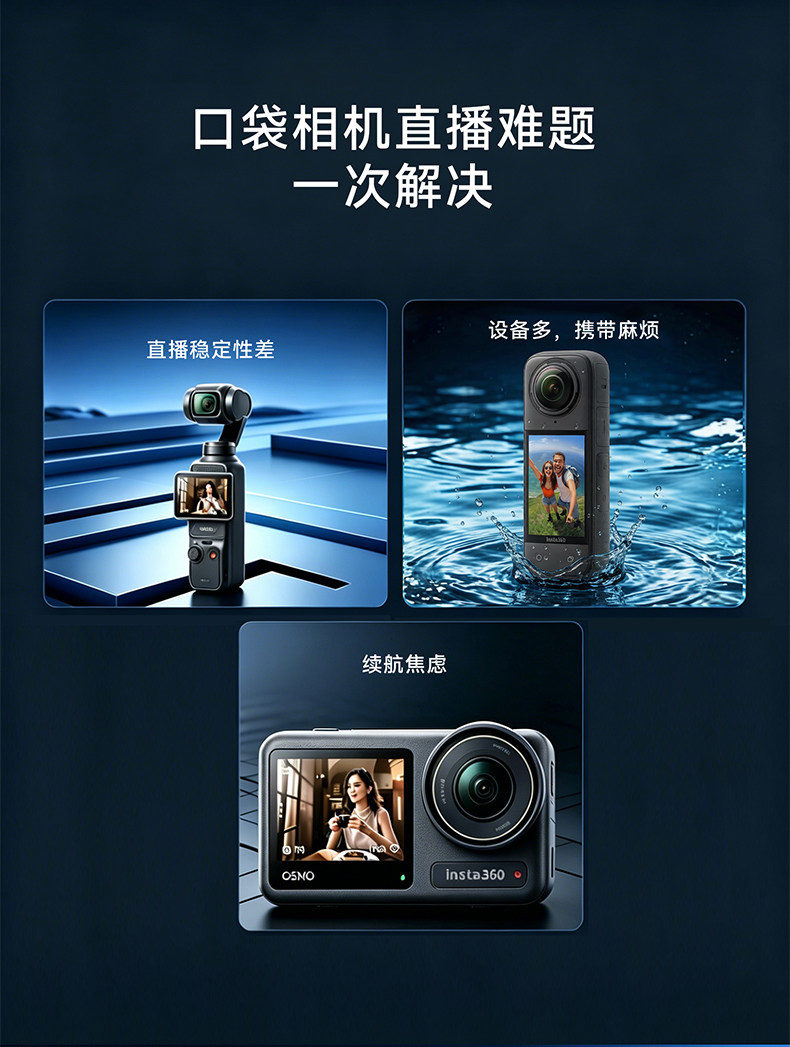 新品发布/支持大疆Pocket3/4稳定器/4K60帧/直播USB转换盒/UVC转HDMI转换器/视频音频同步转信号转接