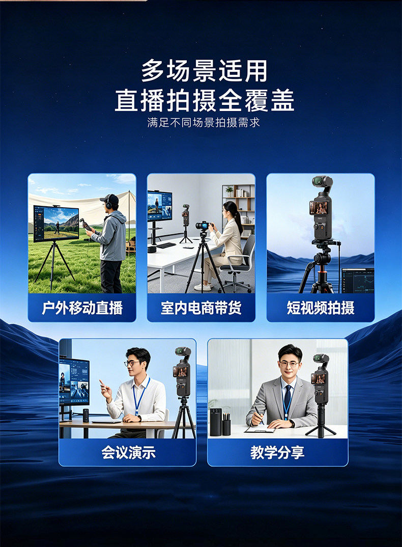 新品发布/支持大疆Pocket3/4稳定器/4K60帧/直播USB转换盒/UVC转HDMI转换器/视频音频同步转信号转接