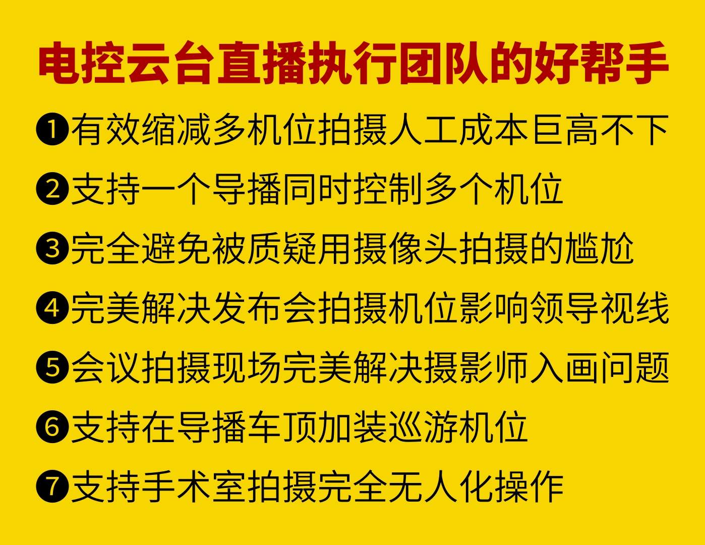 直播团队好帮手/广播级智能云台控制系统/支持云台+镜头预置位/完美支持Z280摄像机/优秀的遥控手感,顺滑流畅