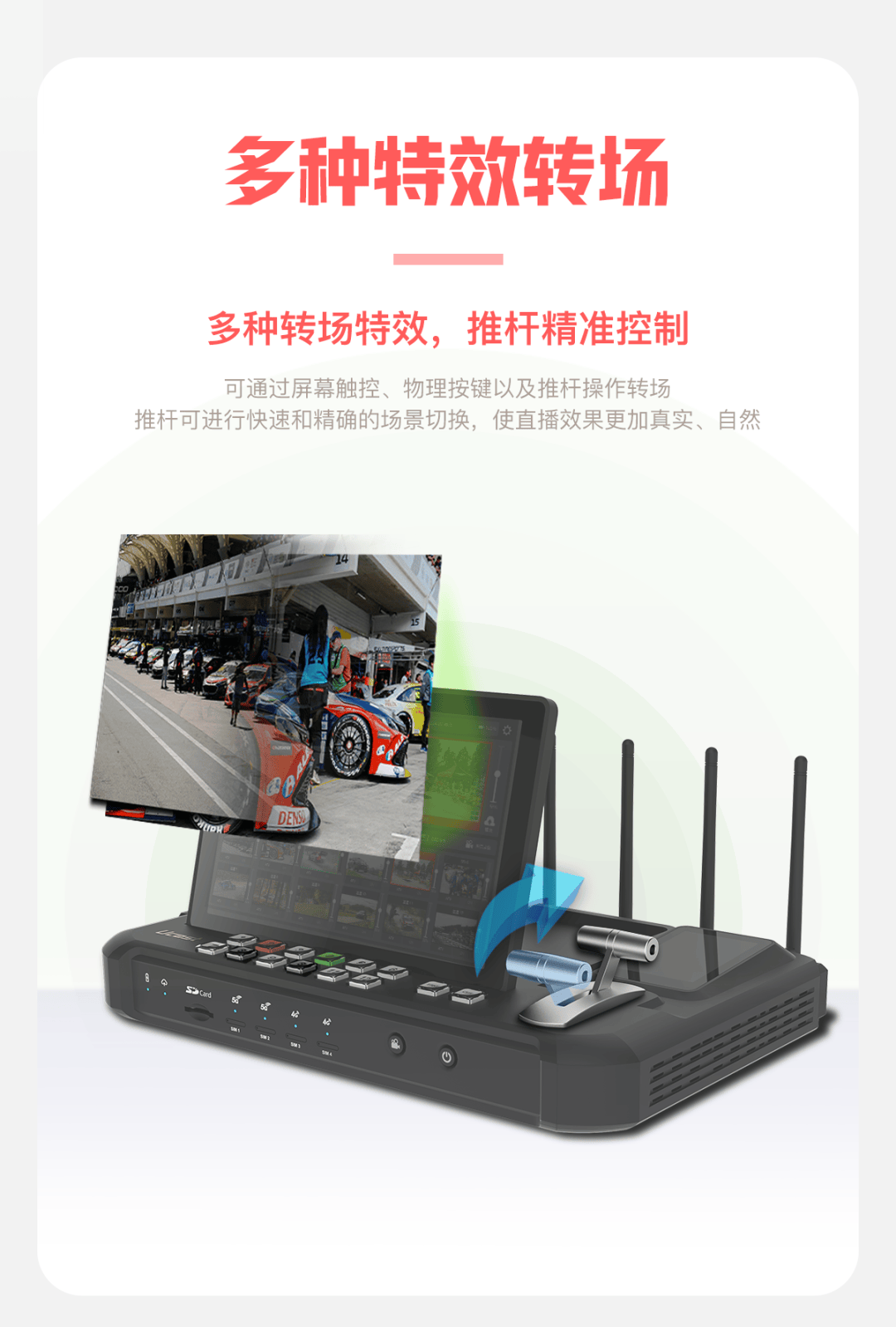 新品上市/Ucast R20/R20 Pro多网聚合导播台/5G+帧同步/聚合路由/语音通话/延时播控