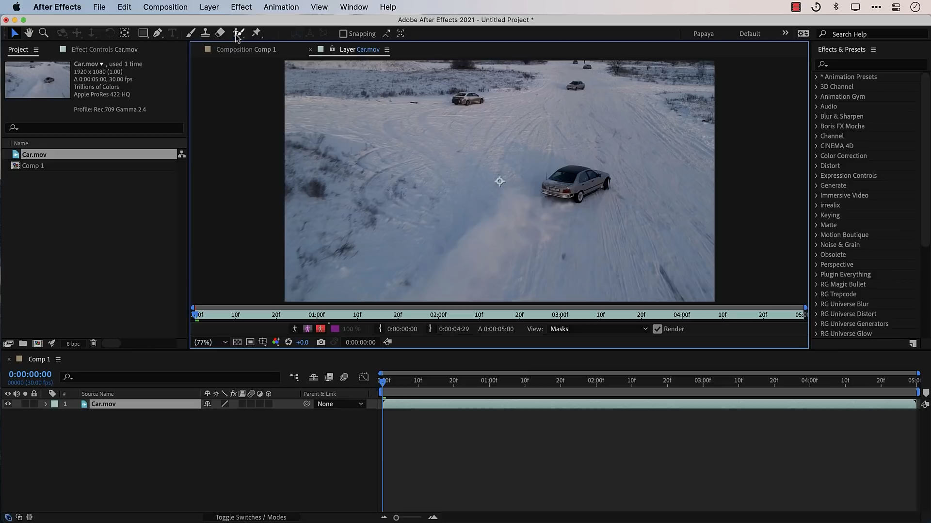 如何快速移除影片中的雜物 - 使用 Content Aware Fill (內容感知填滿)