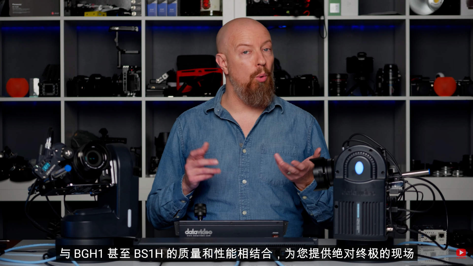 可适配摄像机/单反/微单的 PTZ 云台控制系统，电子跟焦器的解决方案非常棒！单反，微单的画质，镜头组，太丰富了！超级赞！！！