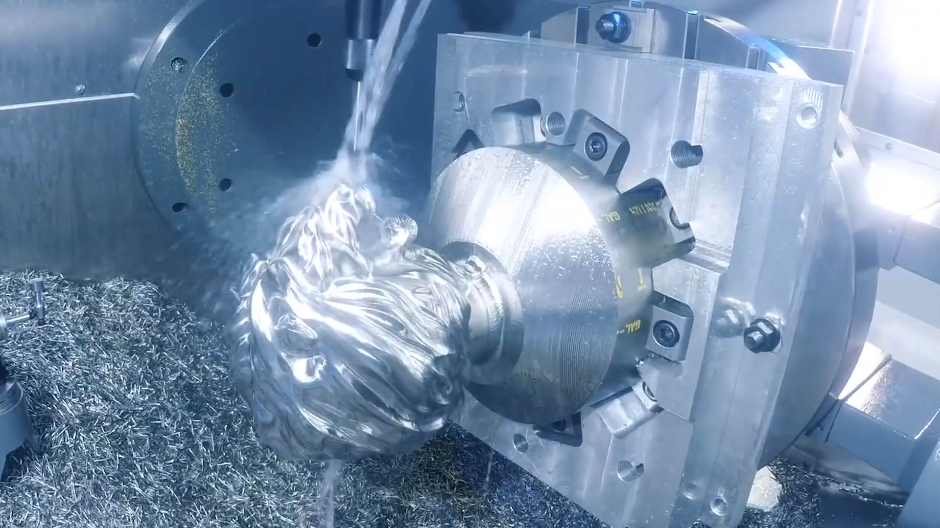 五轴联动，行业有专攻-牛X的一塌糊涂，数控加工中心，异形加工的极致~~