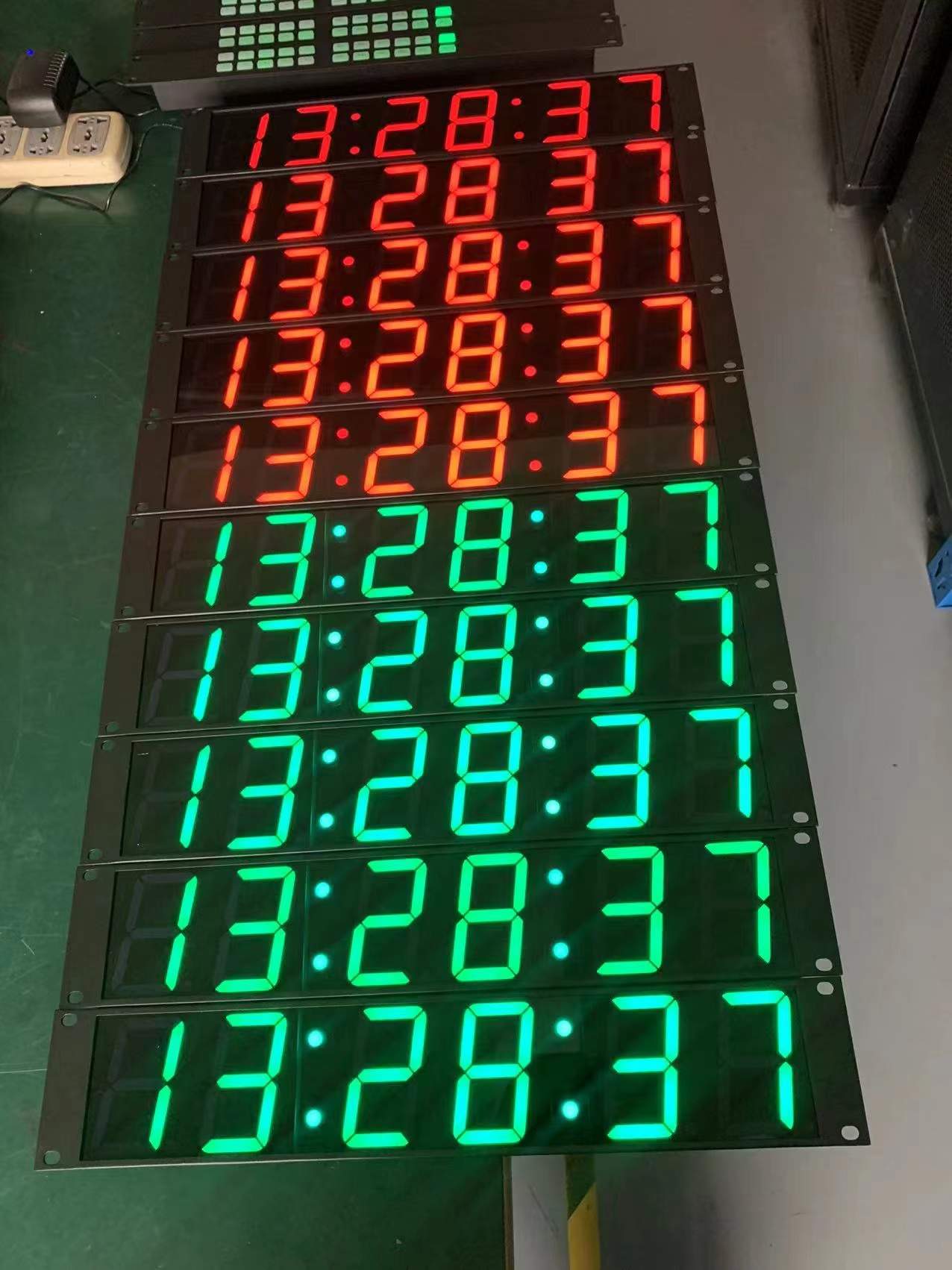 演播室/导播车 正计时-倒计时 时间提示器 GPS/北斗双模校时 分秒不差