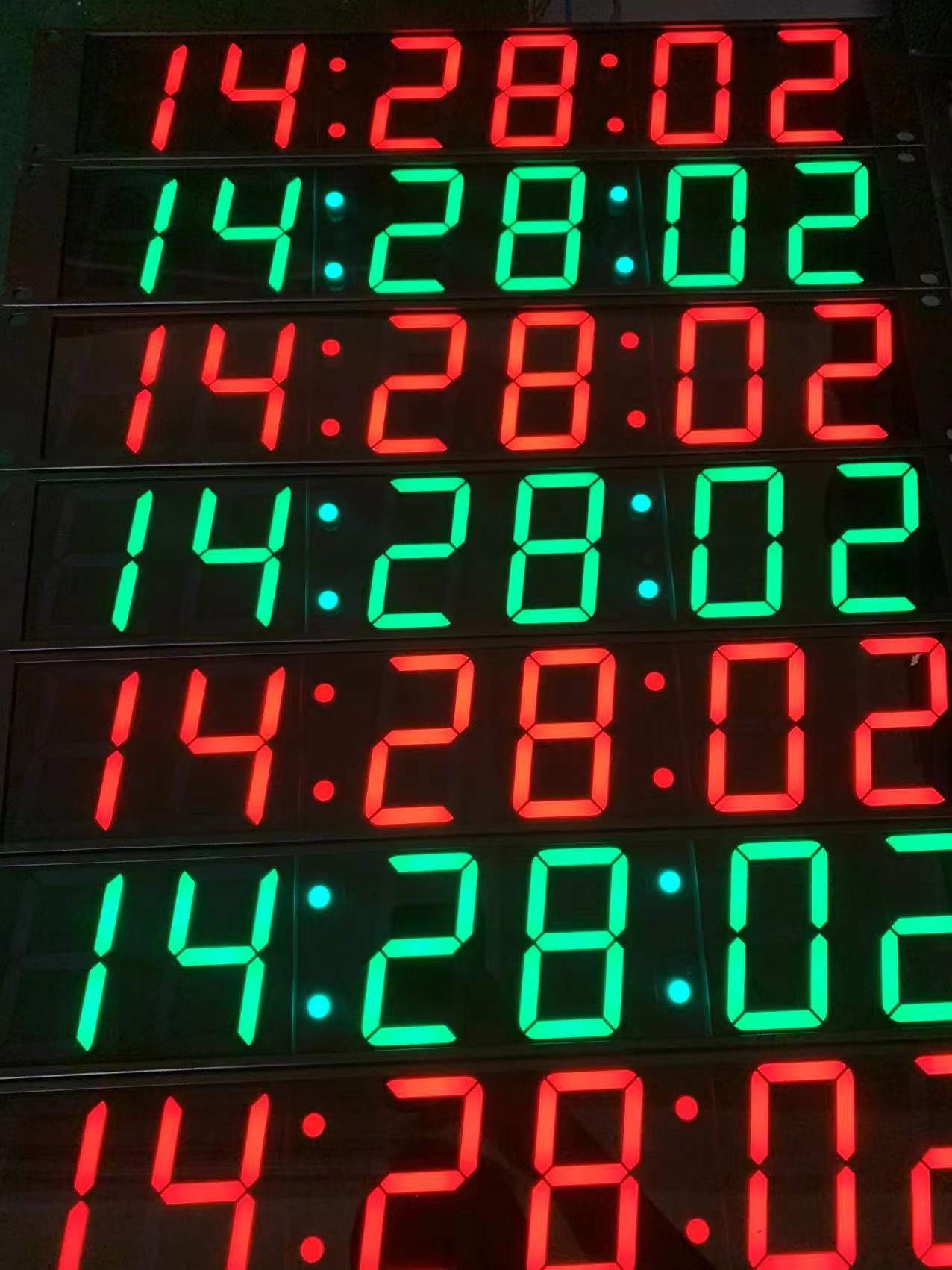 演播室/导播车 正计时-倒计时 时间提示器 GPS/北斗双模校时 分秒不差