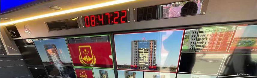 演播室/导播车 正计时-倒计时 时间提示器 GPS/北斗双模校时 分秒不差