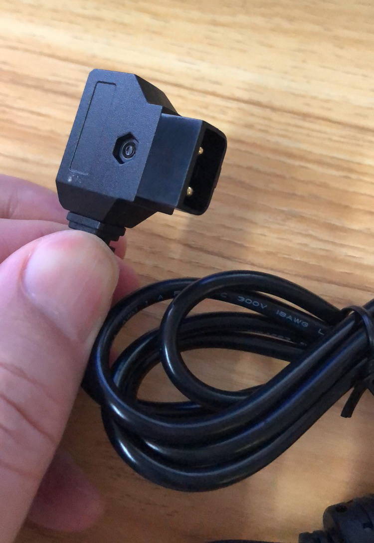 B型口转DC 带磁环 高视T80专用电源线 摄像电池电源供电线D-TAP