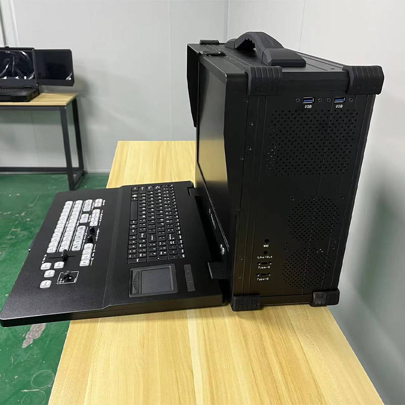 【新款】专业导播直播一体机箱/18.5寸屏幕/内含专业声卡/超级便携